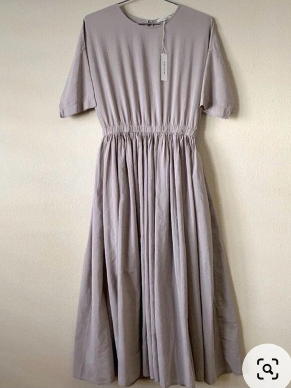 Black Crane Pleated A-Line Dress
